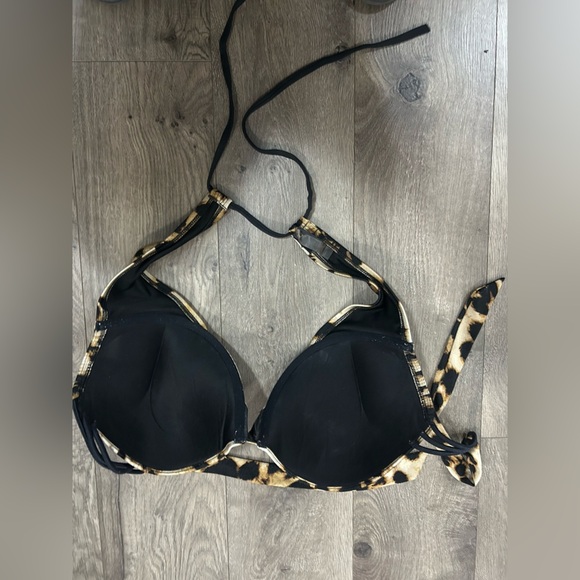 Victoria’s Secret Leopard Push Up Bikini Top (36D) - Picture 3 of 4